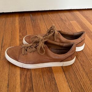 Brown/Tan Frye Leather Sneakers